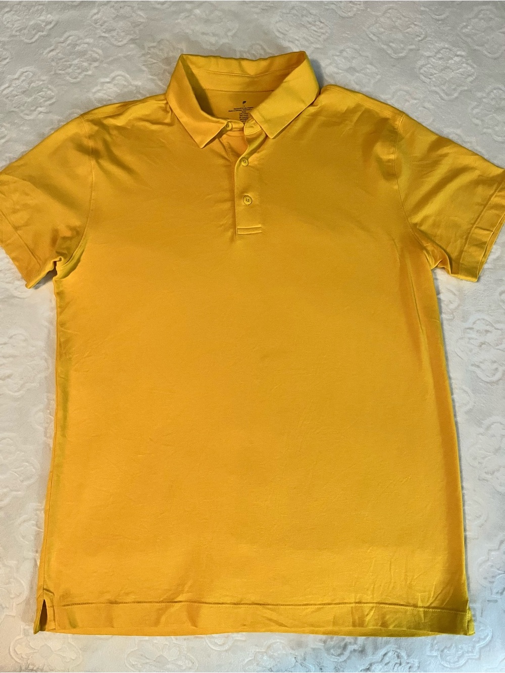 Fabletic Classic Men's Yellow Polo Shirt